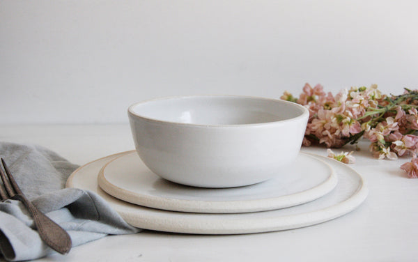 Silverlake Dinner Set w/Low-Profile Bowl